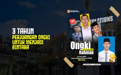 Mewujudkan Impian Jadi Bintara Brimob: Kisah Ketekunan Ongki Rahman, Alumni MAS Serba Bakti 2023